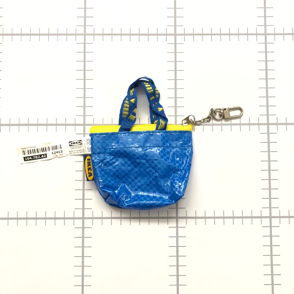 NWT IKEA Tote Keychain